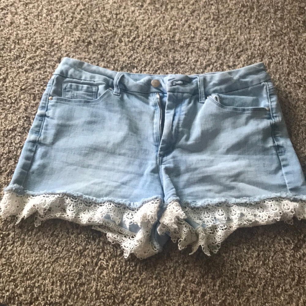 High rise shorts